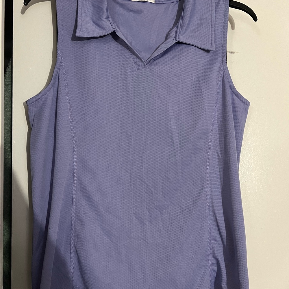 Women's Sleeveless Purple Top